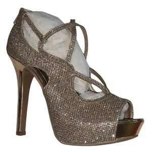 Beautiful Gold and Champagne Heels Size 8.5